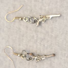 Earrings Set Tiny Guns