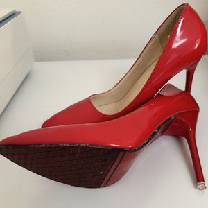 Goddess Anittas Red Dominance Heels  Worn  Powerful