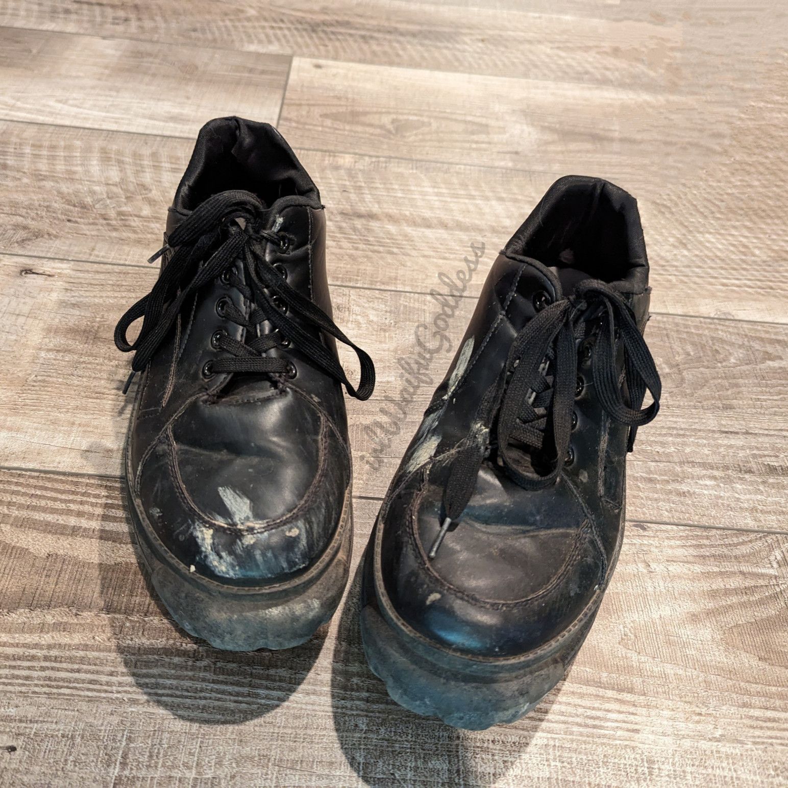 Black Platform Music Festival Sneakers