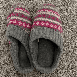 cozy stinky house slipppers