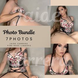 Photo Bundle Pink Rose Lingerie