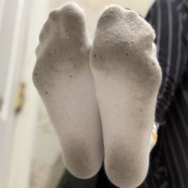Dirty used socks
