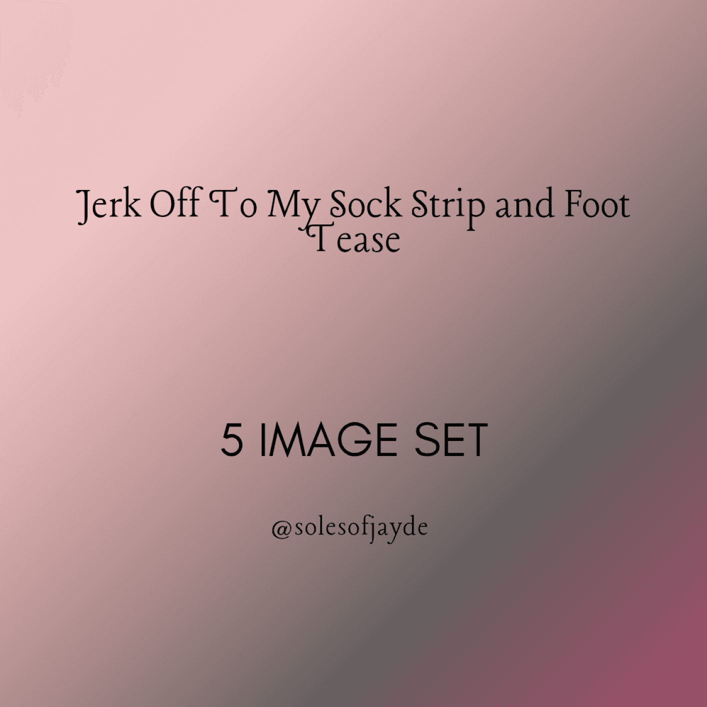 Jerk Off To My Sock Strip and Foot Tease