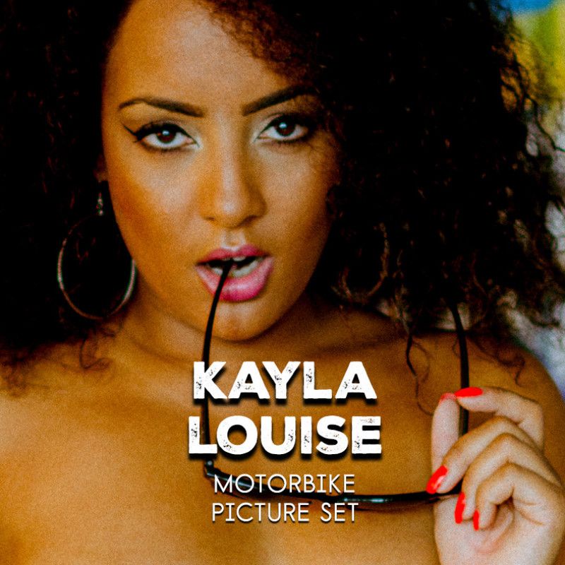 Kayla Louise Motorbike Picture Set