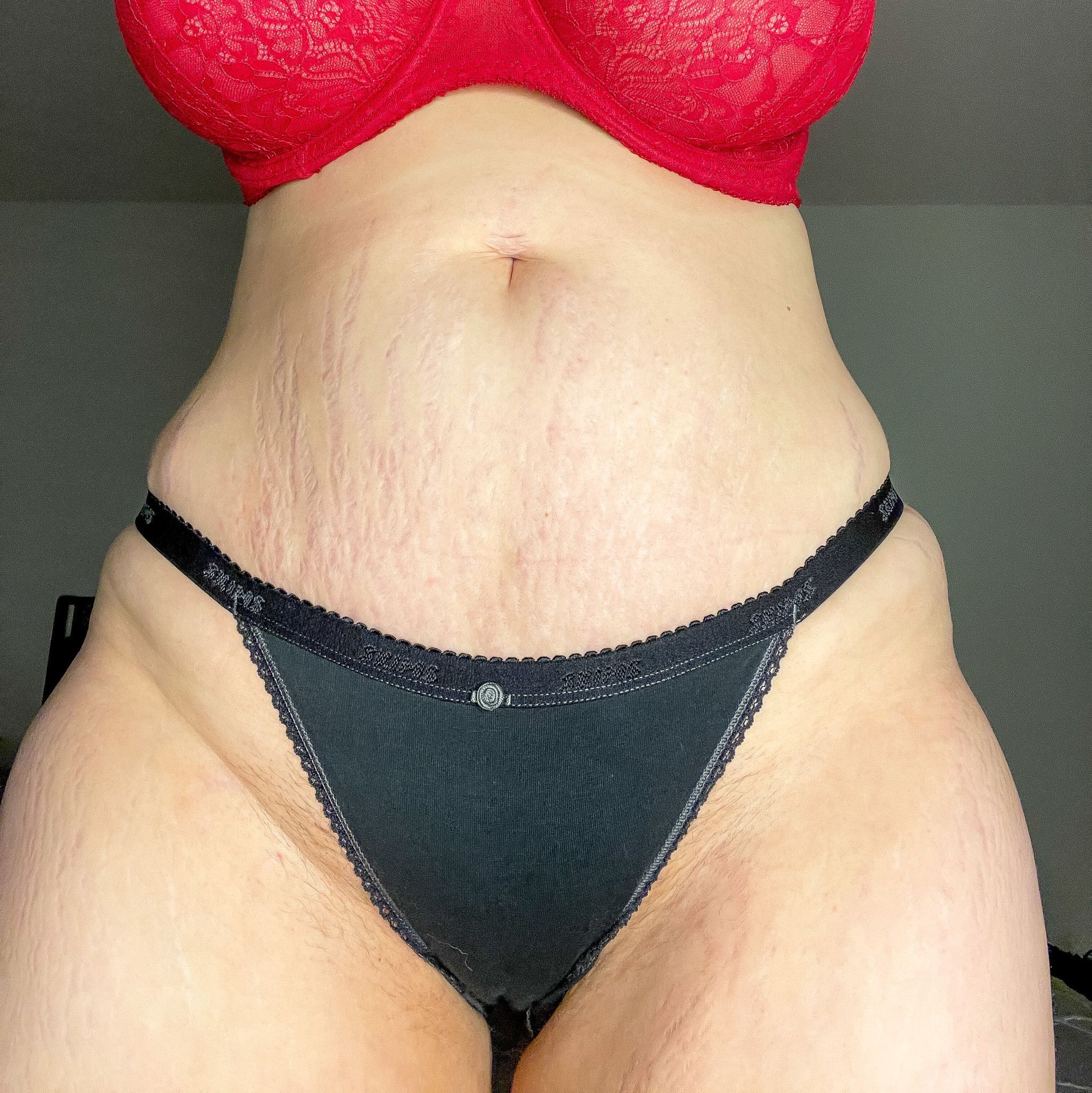 Black Cotton Full Back Panty