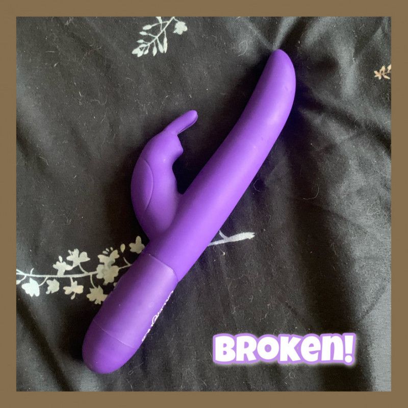 purple rabbit vibrator BROKEN