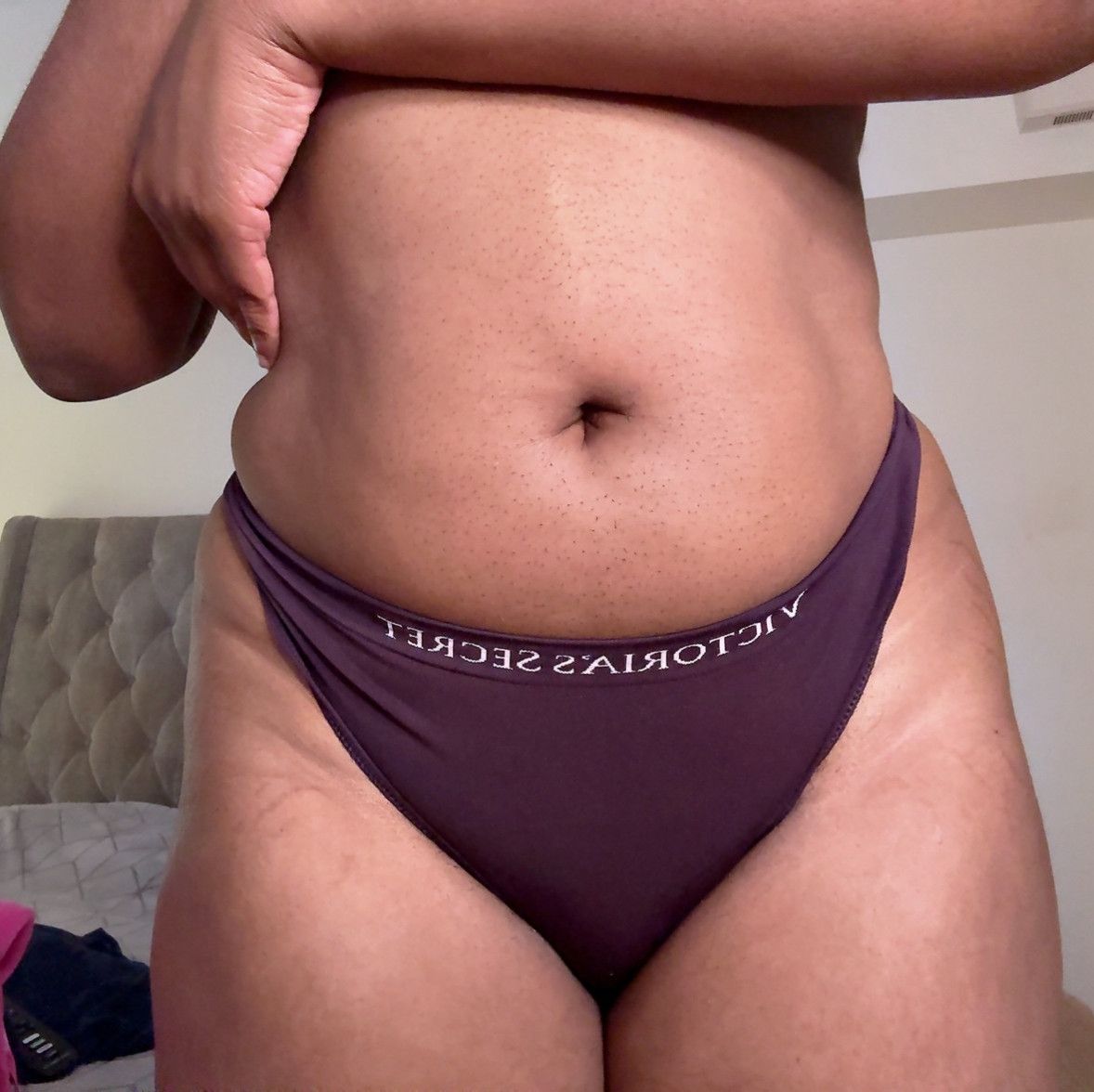 Dark Red Thong