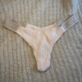 Pink Calvin Klein Thong Panties Well Worn