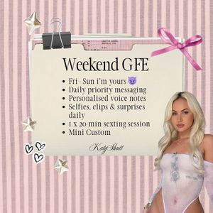 Weekend Girlfriend Experience