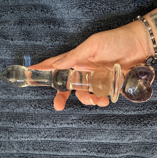 Glass dildo