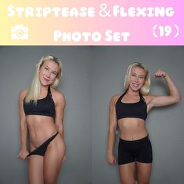Striptease And Flexing Photoset