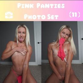 Pink Panties Photo Set