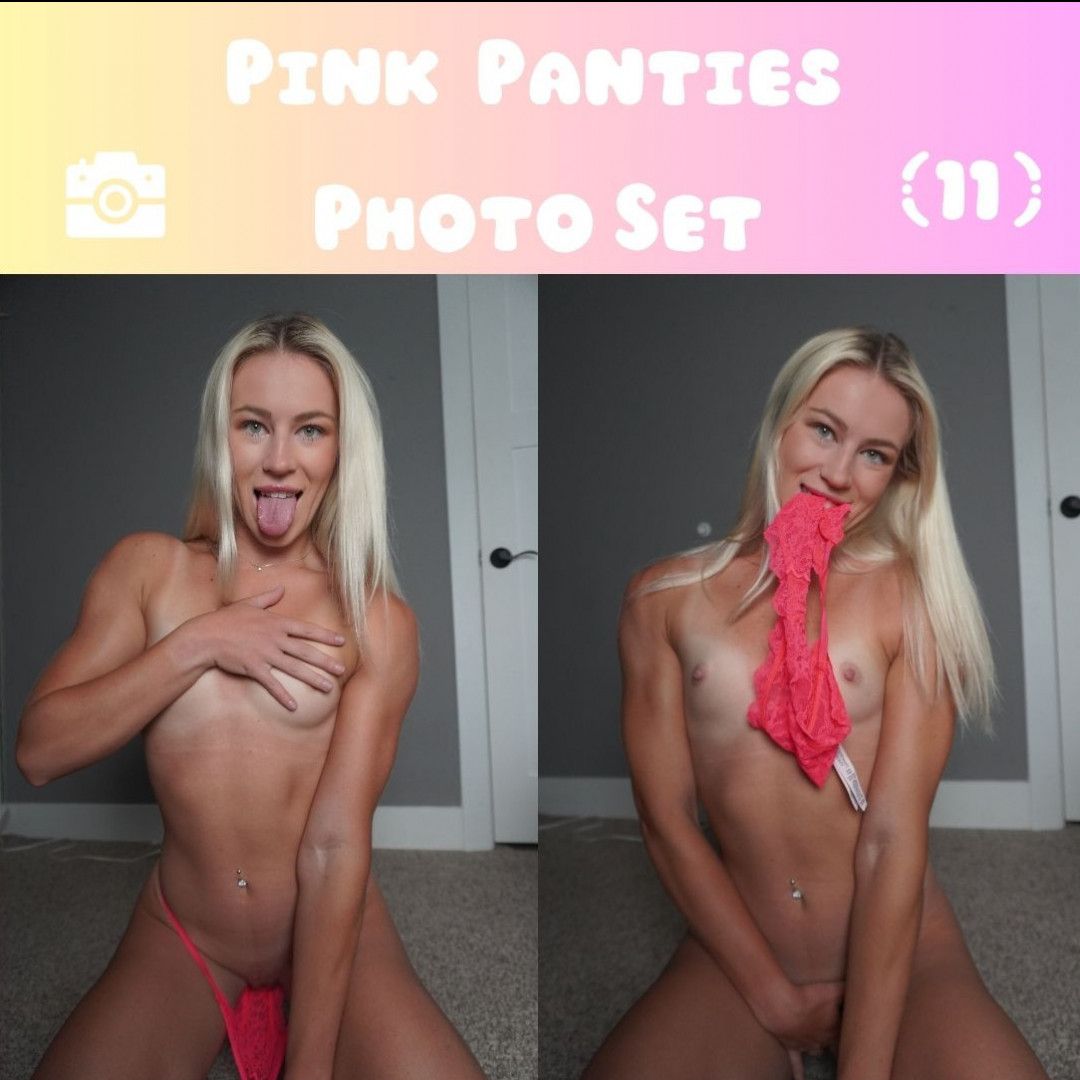 Pink Panties Photo Set