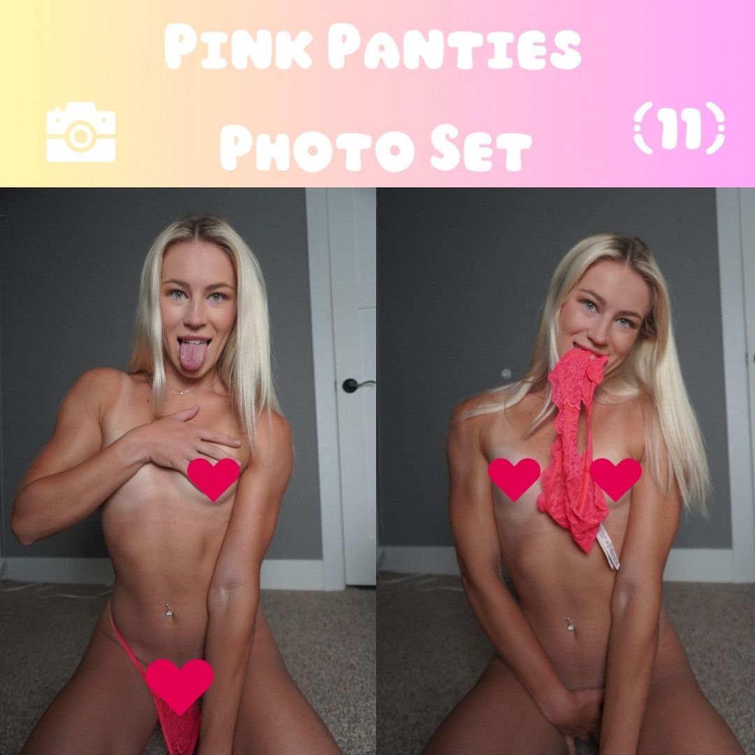 Pink Panties Photo Set