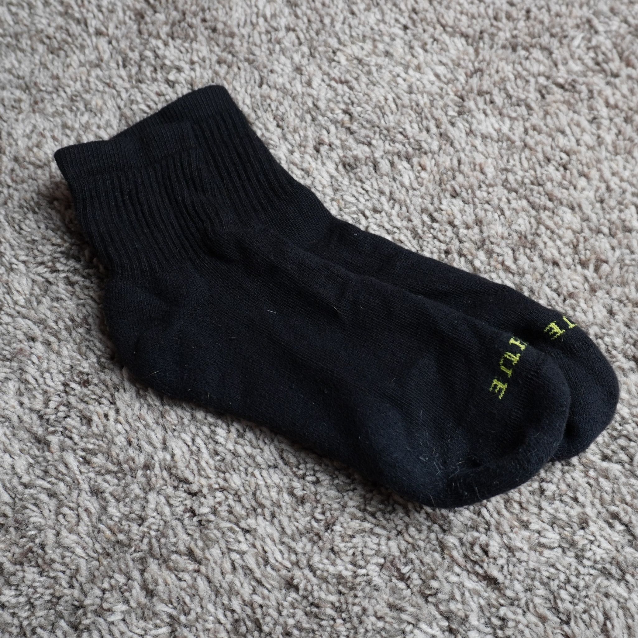 HUE Black Socks