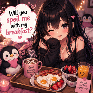 Will you spoil me with my breakfast