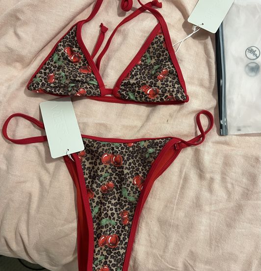 Worn bikini