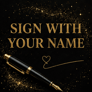 SIGN WITH YOUR NAME
