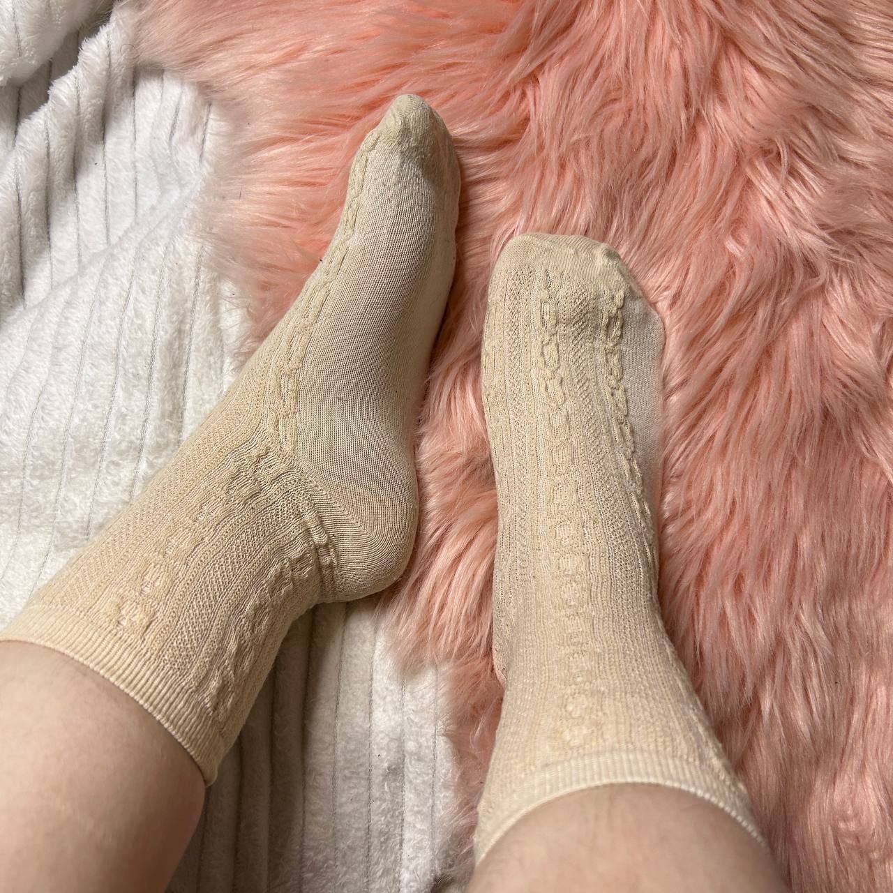 Beige socks