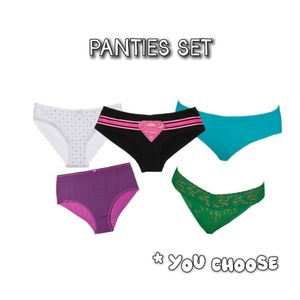 Commo set: 5 panties