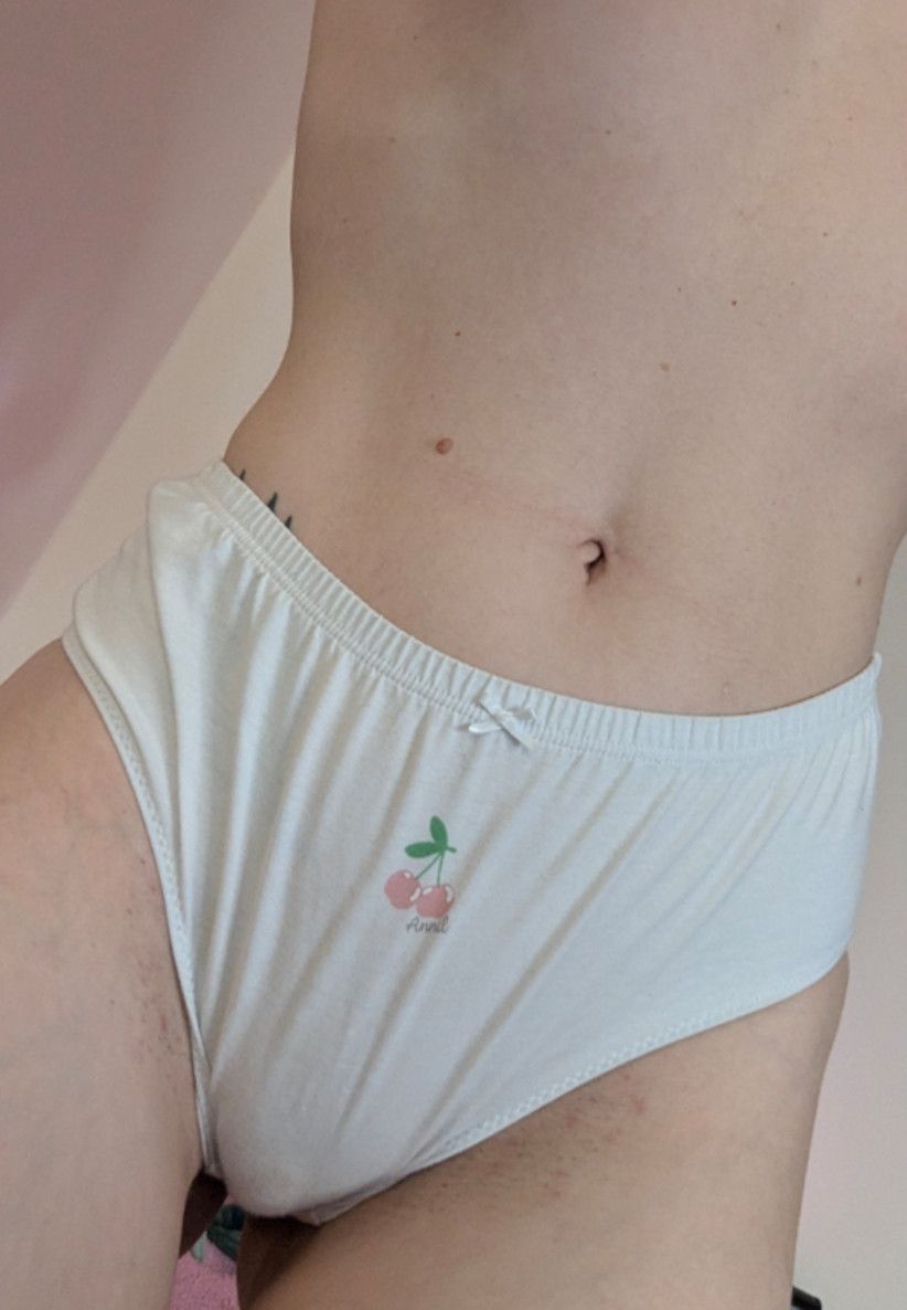 Cute Worn Cotton Panties