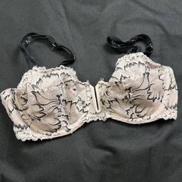 Heavily Worn Lace Bra