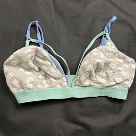 Strappy Blue Lace Bralette
