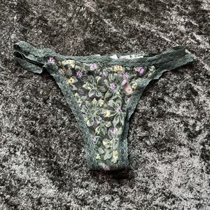 Floral Victorias Secret Thong