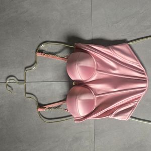 Salmon pink body top