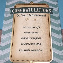 SFW Congrats Achievements Card
