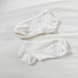 White ankle socks