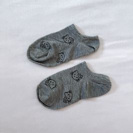 Grey Hello Kitty ankle socks