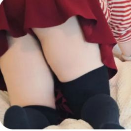 Worn Knee High Socks