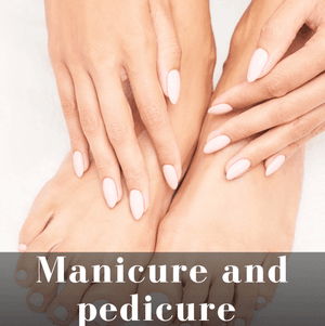 manicure and pedicure