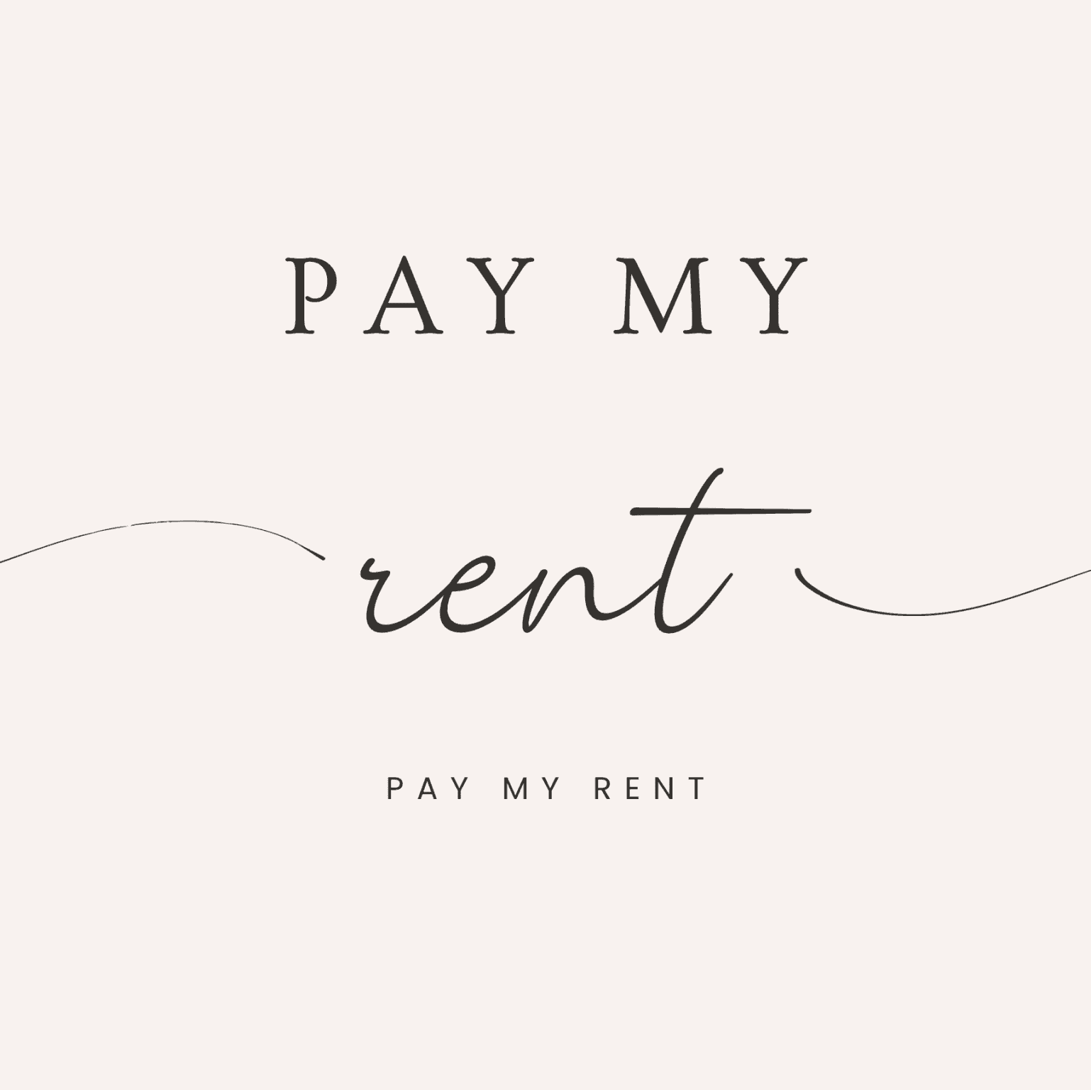pay towards my rent