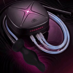 Buy me an Automatic enema device with inflatable anal plug