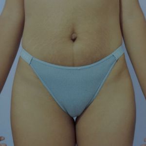 Tanga de algodón gris