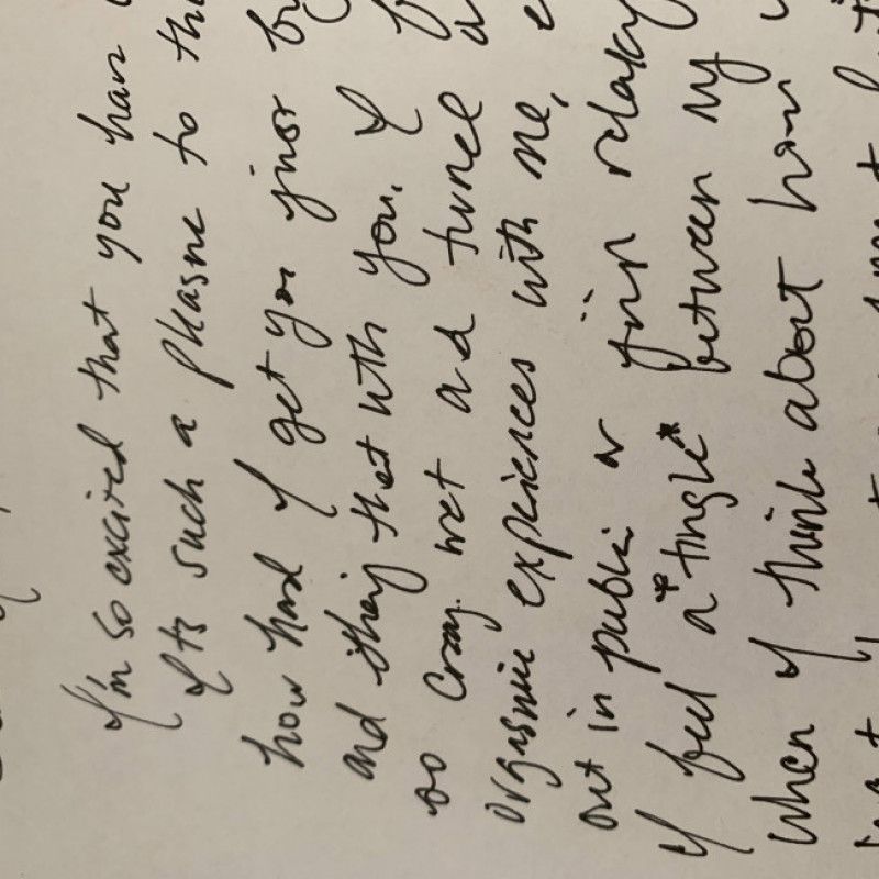 Sexy Love Letter Just For You