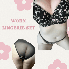 Worn Lingerie Set