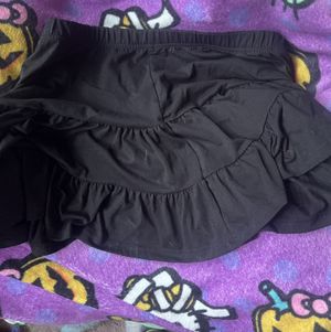Black Skirt Worn During Sex