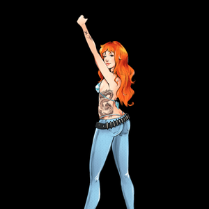 Nami Cosplay Sticker