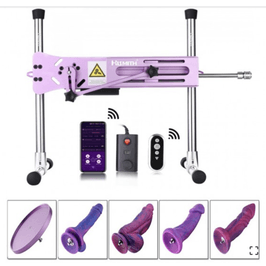 Purple Sex Machine with 4 Fantasy Toys