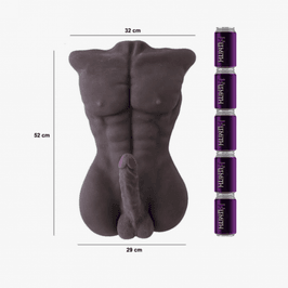 Male Body with Large Flexible Penis Sex Doll