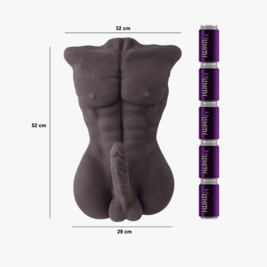 Male Body with Large Flexible Penis Sex Doll