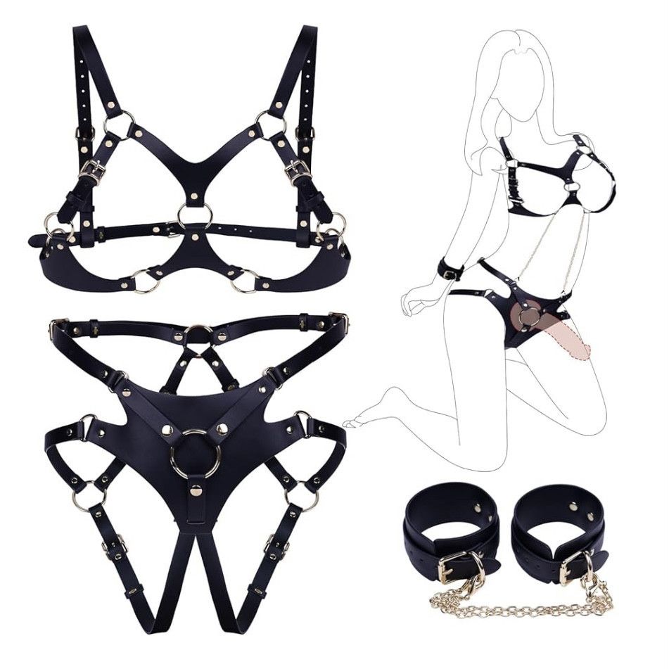 full femme strap on harness set