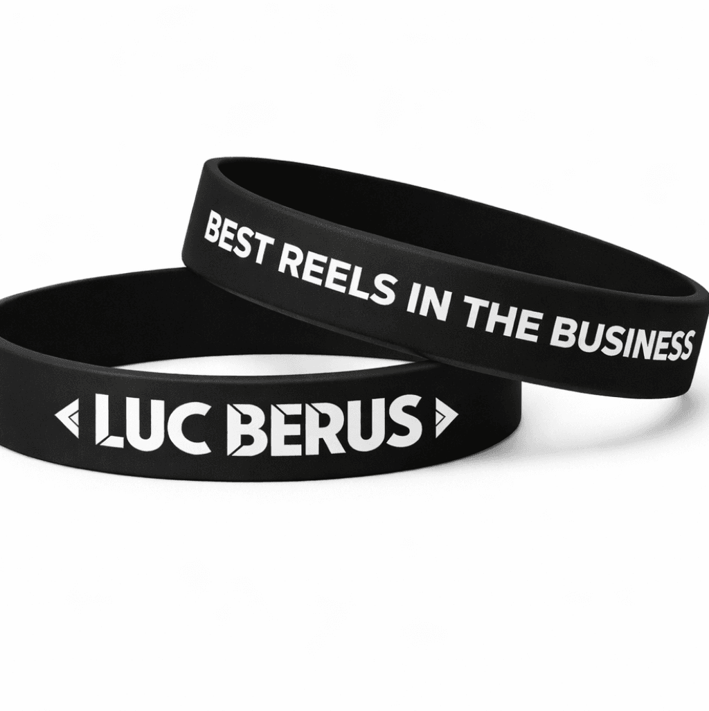 Wristband Best Reels In The Business Luc Berus w Video Gift