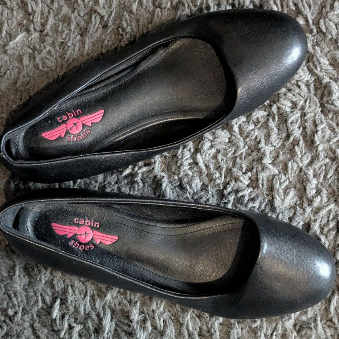 Used cabin crew shoes