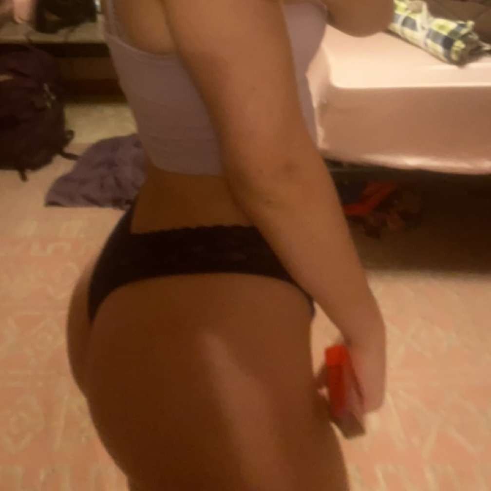 Tight black victorious secret thong
