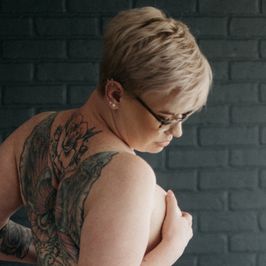 A Gold Thong and Nothing Else Photo Set