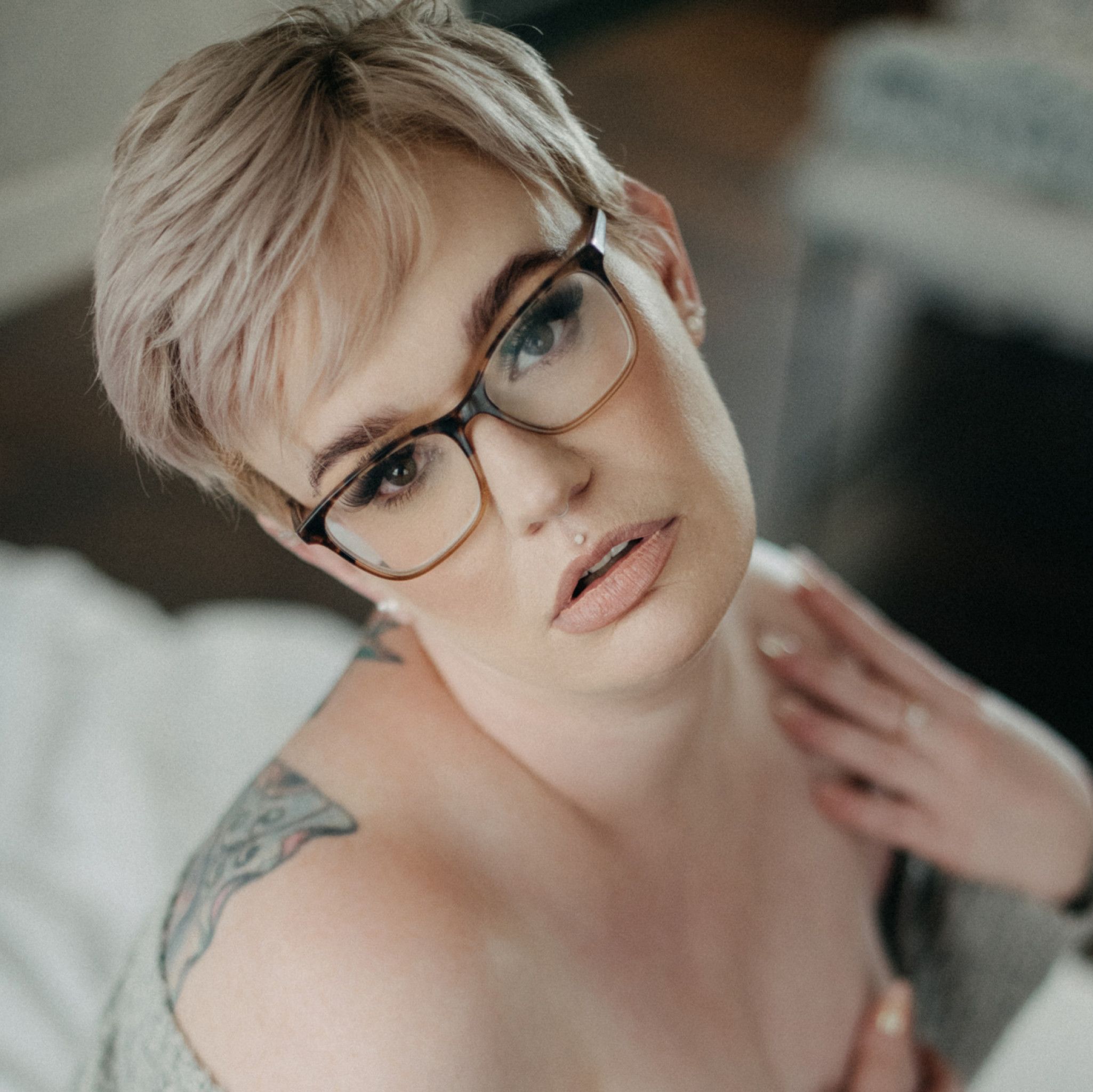 A Sweater and Thong Photo Set